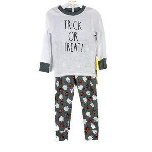 NWT Rae Dunn Trick or Treat Basic Crewneck Snug Fit Pajamas PJ'S Unisex Size 4T